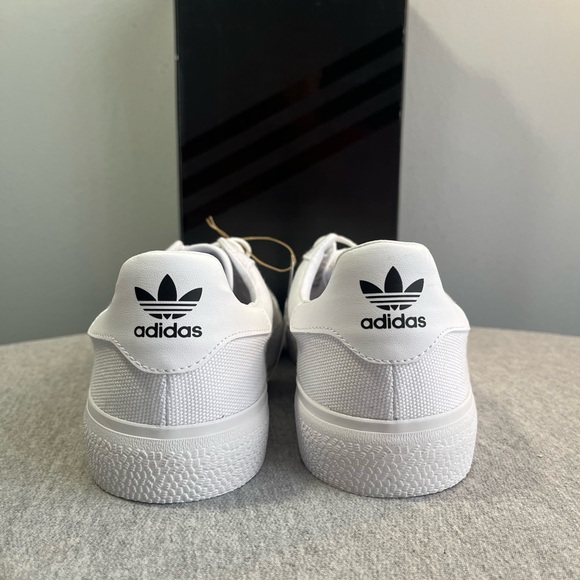 Adidas 3MC Vulc Sneaker Shoes White Canvas Men's Shoe Size 11.5 B22705 - Picture 6 of 11